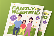 Family Weekend Event Flyer Set, a Flyer Template by Annora Studio (Thumbnail 5 of 6)
