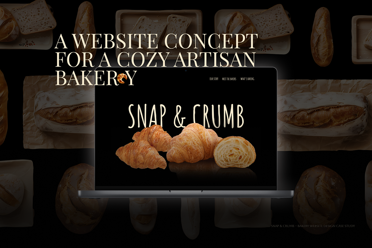 Bakery Website Template - Figma, a Landing Page Template by Darzzya (Photo 1 of 4)