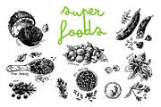 BIG set of food sketches, a Food Illustration by Steshnikova (Thumbnail 15 of 16)