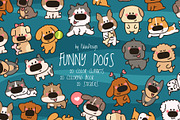 Cute Kawaii Dogs Characters, an Animal Illustration by Palau (Thumbnail 1 of 12)