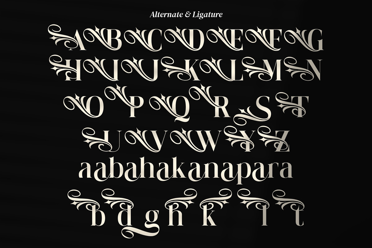 Shanolia for Luxury Branding, a Serif Font by Glyphminds Studios (Photo 9 of 10)