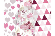 Love digital paper, Valentine's Day, a Pattern Graphic by Collart Studio (Thumbnail 5 of 9)