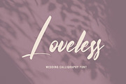 Loveless - Wedding Calligraphy Font, a Script Font by Arendxstudio (Thumbnail 1 of 7)