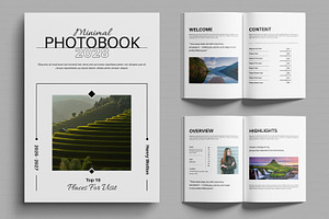 Minimalist Photo Album Design, a Brochure Template by MightyDesign