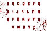 Blood - Decorative font, a Sans Serif Font by Brown Cupple (Thumbnail 2 of 8)