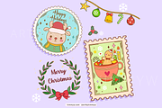 Procreate Kawaii Christmas Brushes, a Brush Add-On by Artbykimmyw (Thumbnail 3 of 6)