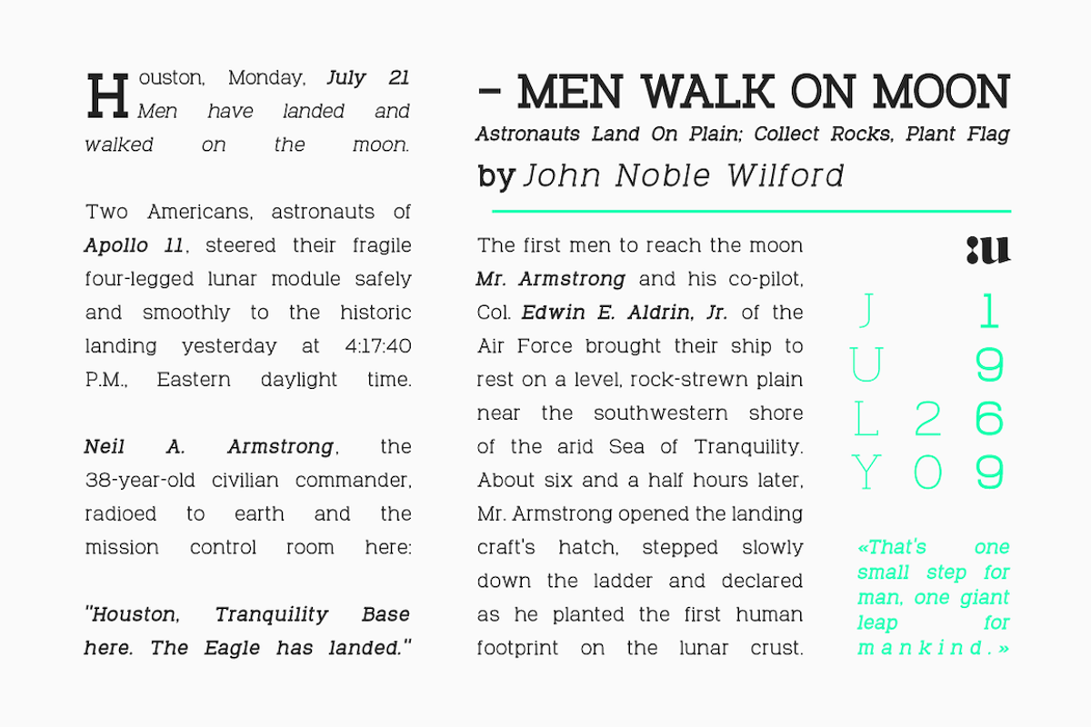 Venice Serif - Font Family preview 3