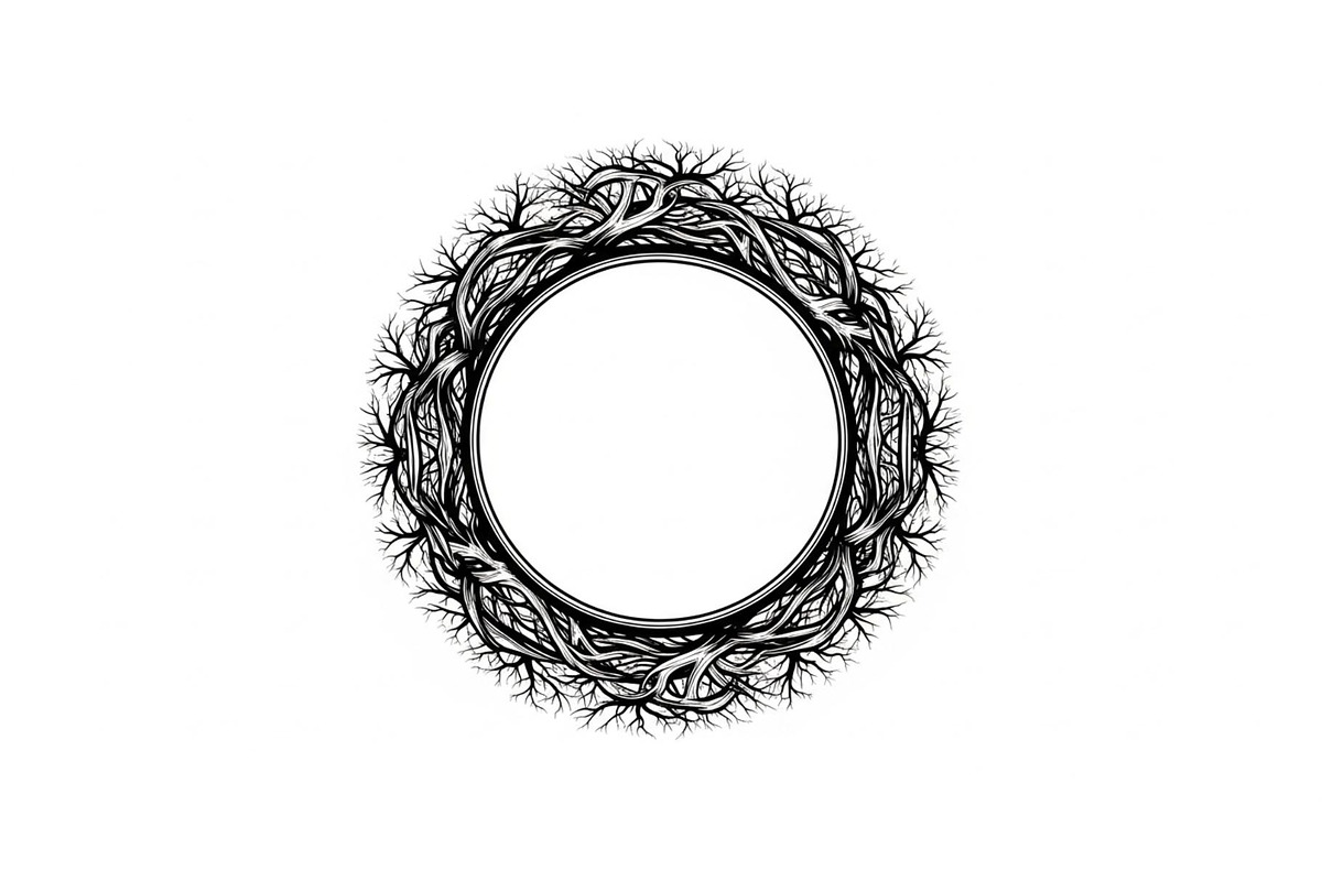 Hand Drawn Wreath Frame Bundle, an Illustration by yasushie (Photo 27 of 51)