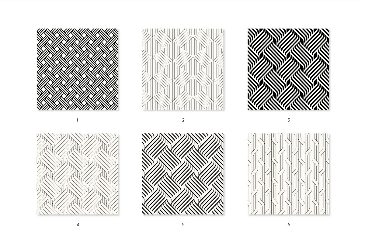 GEO | Seamless Patterns Set, a Pattern Graphic by Curly_Pat (Photo 3 of 9)