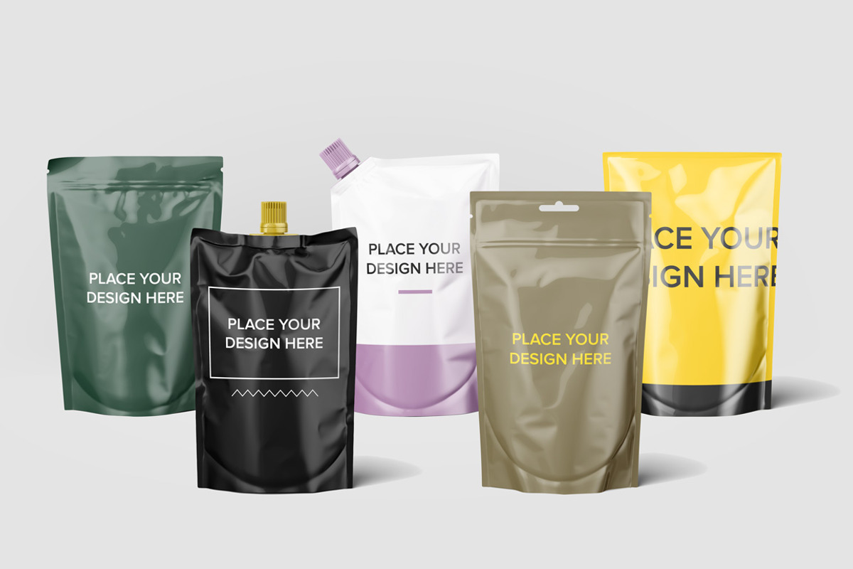 Doypack Mockup Collection, a Packaging Mockup by Kotulsky Mockups (Photo 4 of 4)