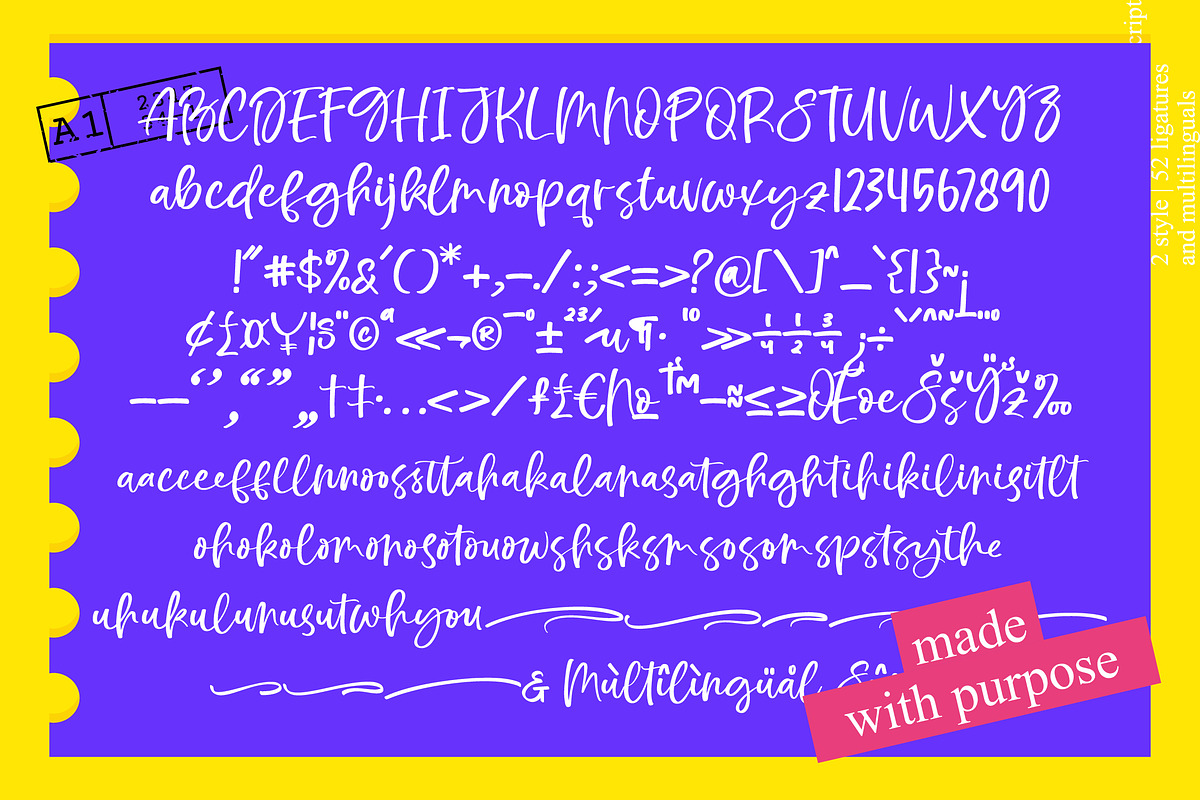 Sugar Blushy Modern Handwritten, a Script Font by Letterena Studios Script (Photo 10 of 10)