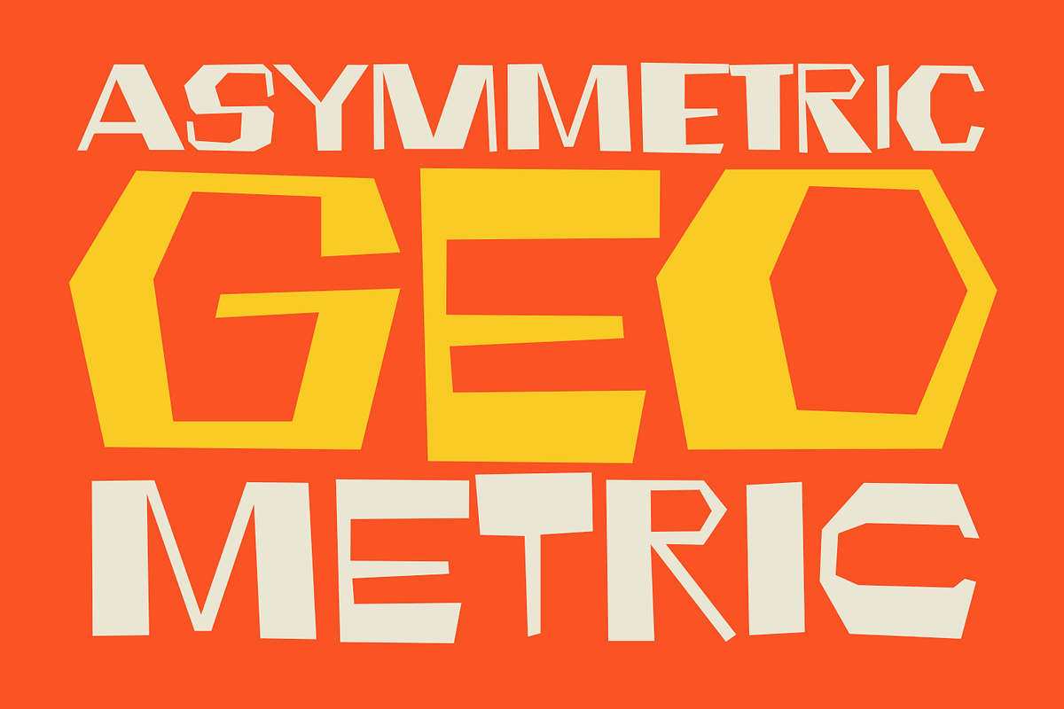 GOBLOCKIE – Geometric Block Font, a Symbol Font by TypeTasty Font (Photo 6 of 11)