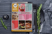 Cake flyer menu, a Flyer Template by imadeDesign (Thumbnail 3 of 3)