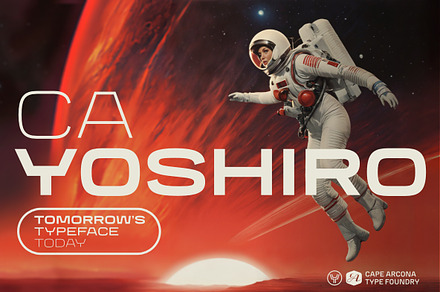 CA Yoshiro, a Sans Serif Font by Cape Arcona Type Foundry