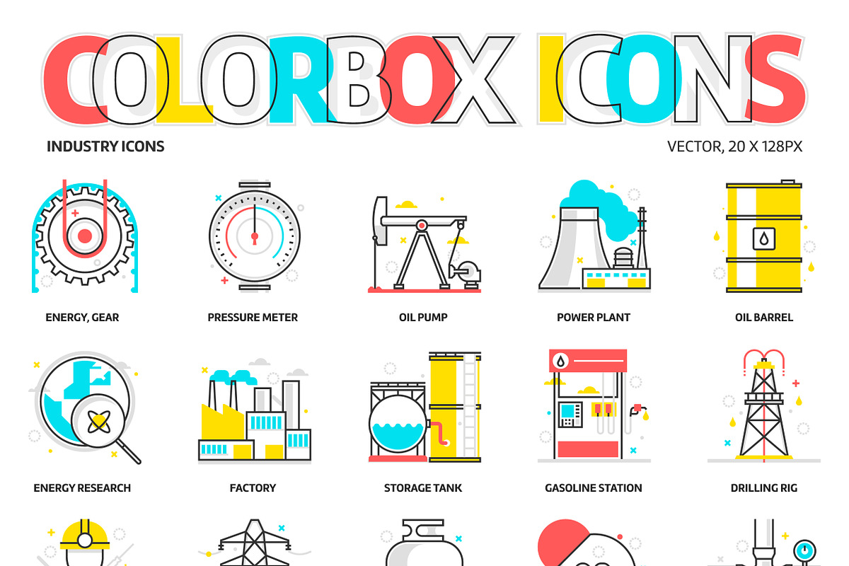 Color box icons bundle, an Icon by Howcolour (Photo 22 of 34)