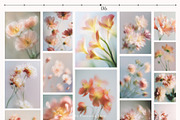 Airy flowers- Blurred floral set, a Background Graphic by Pamyatka Shop (Thumbnail 6 of 11)