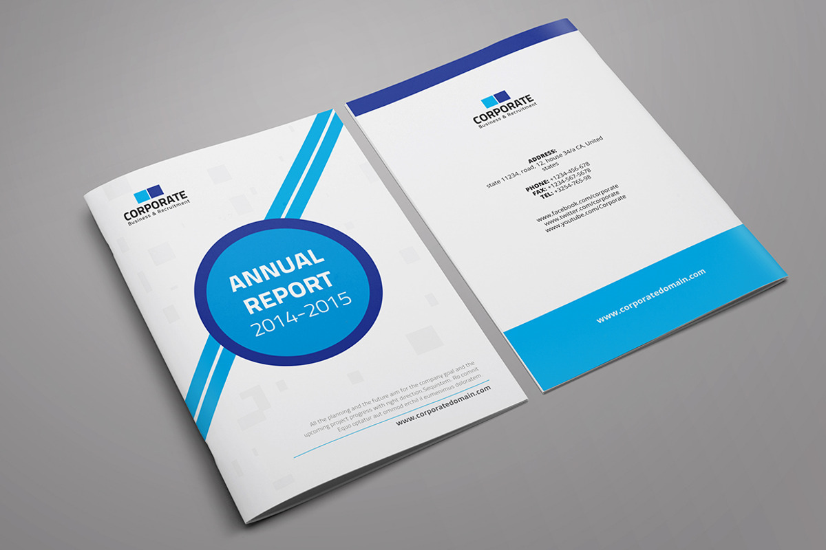 Clean Corporate Annual Report_V2, a Brochure Template by Layout Design (Photo 4 of 5)