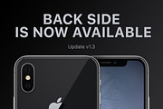 iPhone X Mockup - Front View, an iPhone Mockup by Mockups & Illustrations (Thumbnail 3 of 17)