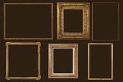 Renaissance Golden Frames Cliparts, an Object Graphic by Lilithcollageart (Thumbnail 14 of 14)
