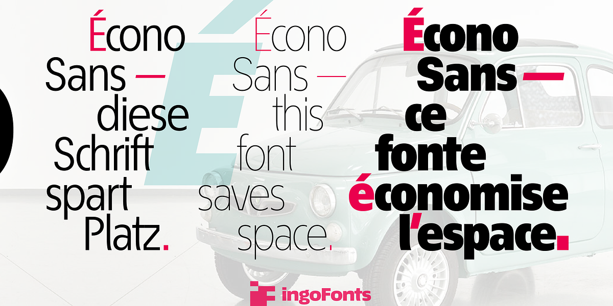 Écono Sans Pro, a Sans Serif Font by ingoFonts (Photo 2 of 9)