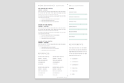 Resume Template + Cover Letter WORD, a Resume Template by PAPPERMINT RESUME STUDIO (Thumbnail 2 of 4)