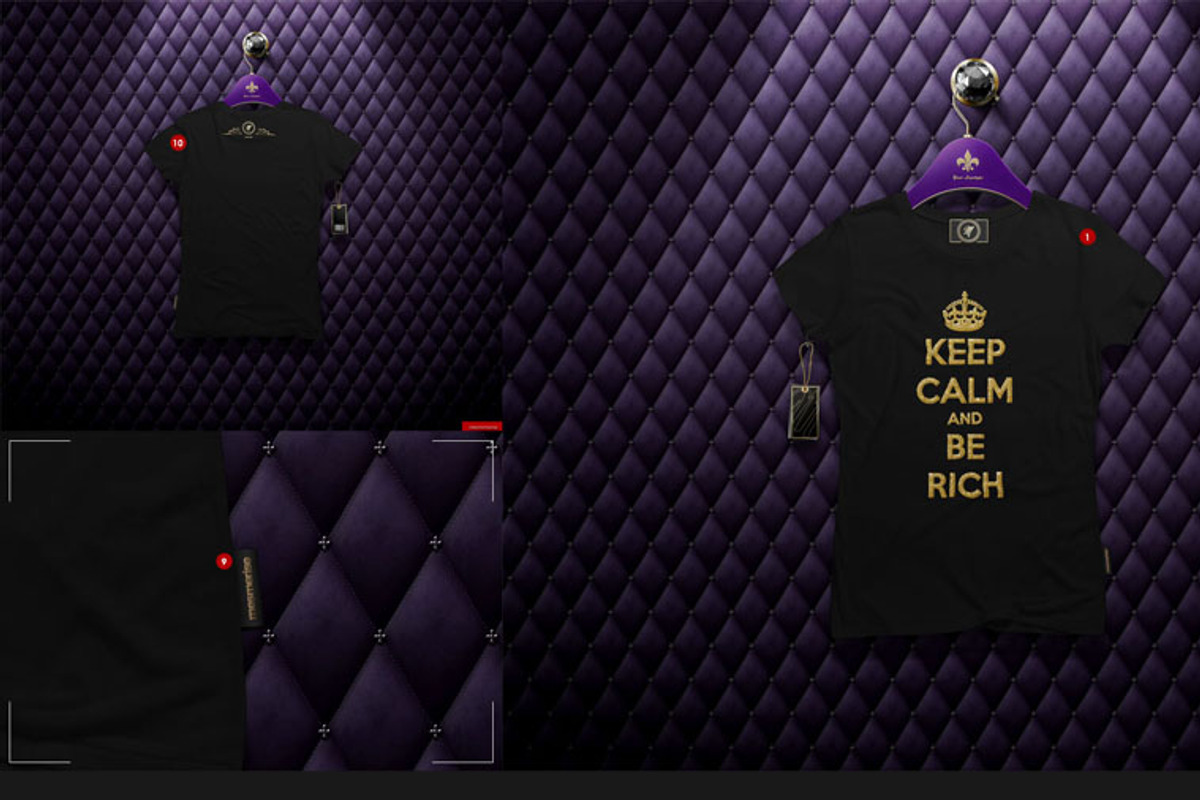 Women's T-shirt On 5 Stages Mock-up, a Hoody Mockup by Mocca Mockups Store (Photo 38 of 59)
