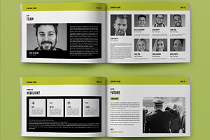 Modern Business Profile Design