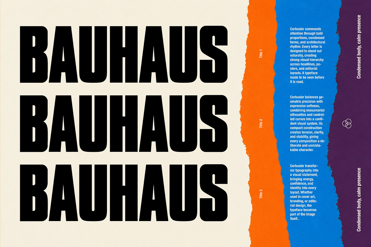 Corbusier Sans Serif Typeface, a Sans Serif Font by God Control (Photo 2 of 12)