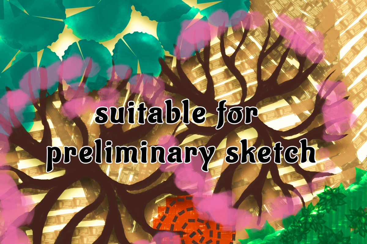 Landscape sketch design plan  brush, a Brushes & More by Meisanmui (Photo 4 of 4)