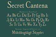 Secret Cantena – Handwriting Font, a Handwritten Font by Struggle Studio (Thumbnail 10 of 11)