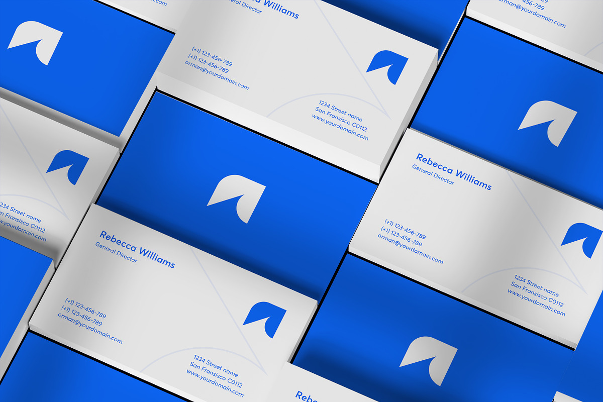 Realistic Business Card Mock-up, a Print Template by Propex (Photo 3 of 10)