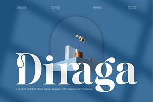 Diraga || Modern Serif Font