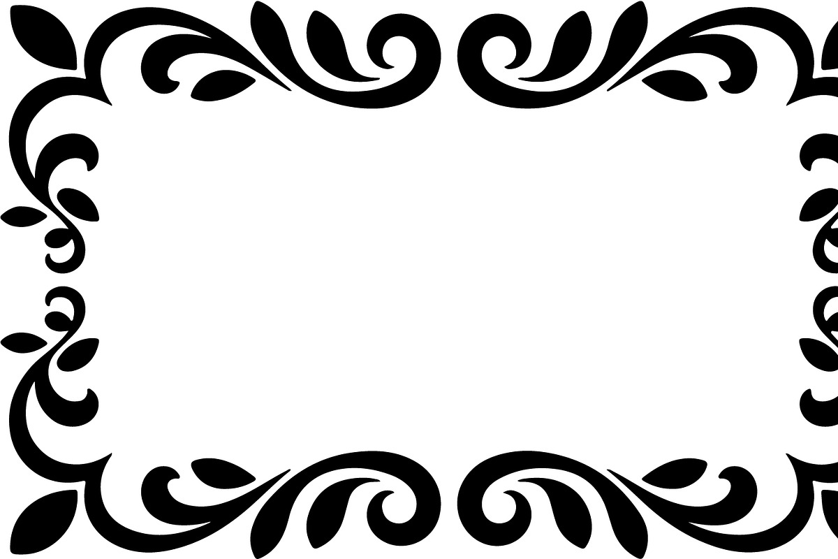 Elegant Decorative Border Frame, a Decorative Illustration by himelgfx (Photo 12 of 21)