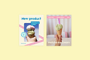 Ice Cream & Sweet Instagram Template, a Social Media Template by Wolf Theory Studio (Thumbnail 3 of 10)