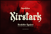 Xirstark | Blackletter Typeface, a Blackletter Font by Denustudios (Thumbnail 1 of 12)