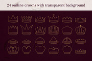 68 Elegant Crowns, a Decorative Illustration by Anatartan Design (Thumbnail 4 of 5)