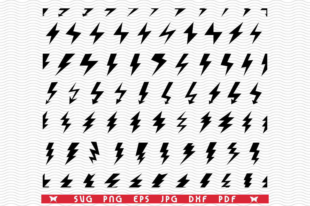 SVG Flash lighting, Seamless Thunder, a Background Graphic by DesignStudioRM
