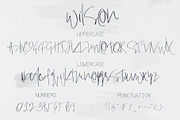 Wilson Font, a Script Font by SophieSaxo (Thumbnail 9 of 9)