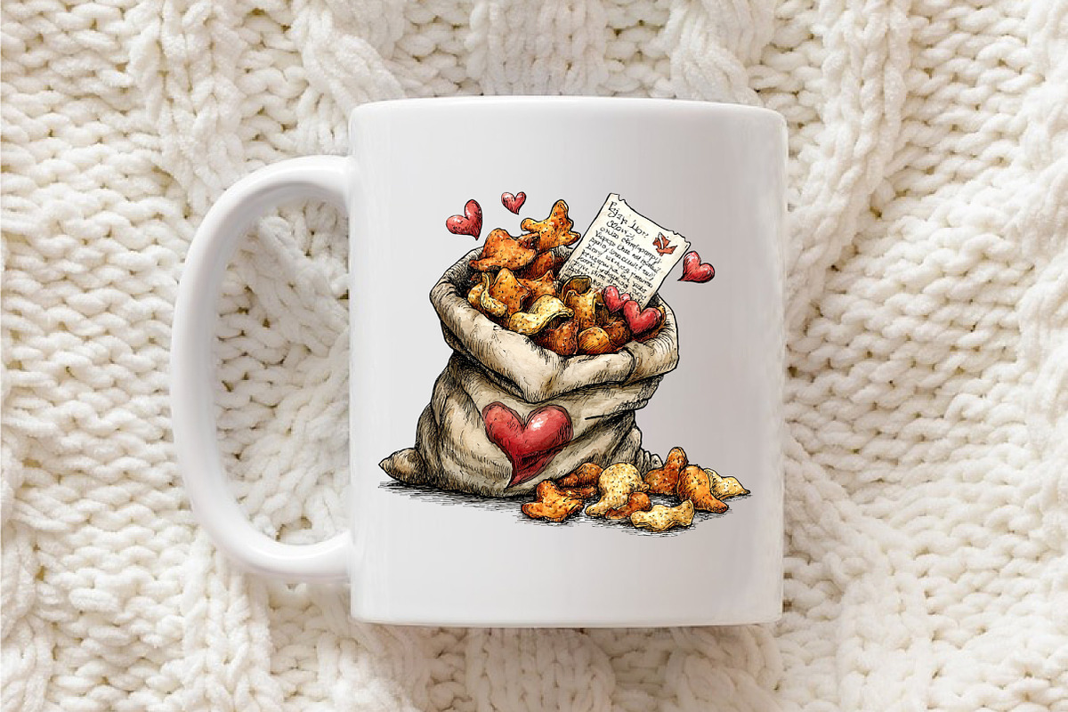 Quirky Valentine's Fast Food Clipart, an Illustration by OK Design (Photo 6 of 6)