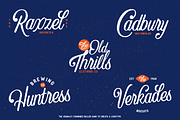 The Crawley (6 font with extras), a Script Font by Angin Studio (Thumbnail 10 of 12)