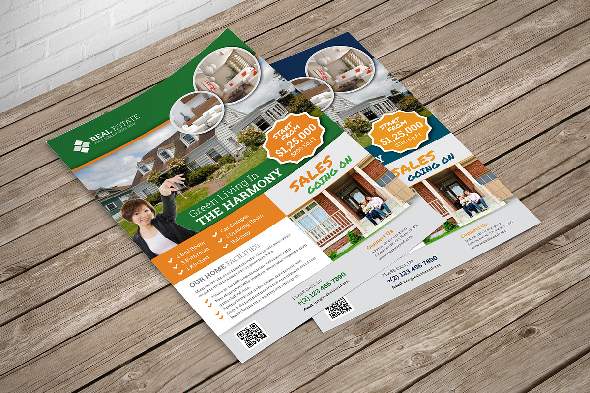 Real Estate Flyer Design Template V2, a Flyer Template by JanySultana (Photo 2 of 5)