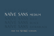 Naive Sans Medium & Shake, a Handwritten Font by S&C Type (Thumbnail 2 of 6)