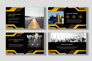 Golden Muse Keynote Template