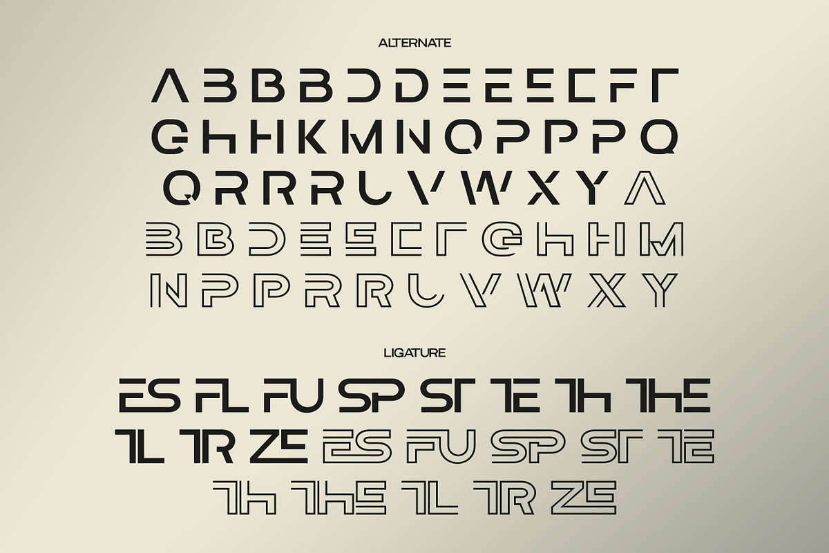 Vestron - Corporate Display Font, a Font by Flawless And Co (Photo 9 of 10)