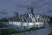 Cultural Center Building, an Architecture 3D Model by 3DNUTS (Thumbnail 5 of 19)
