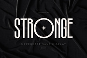 Stronge Display Condensed Sans, a Sans Serif Font by Violet Natural (Thumbnail 1 of 7)