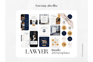 200 Lawyer Social Media BUNDLE