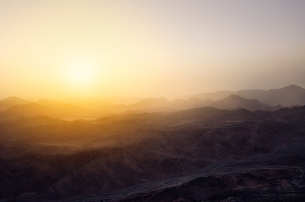 Sunrise at Sinai Mountain,Egypt