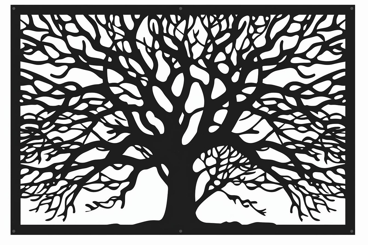 Tree Branch Laser Cut Panel Bundle, a Graphic by jahid234 (Photo 6 of 11)