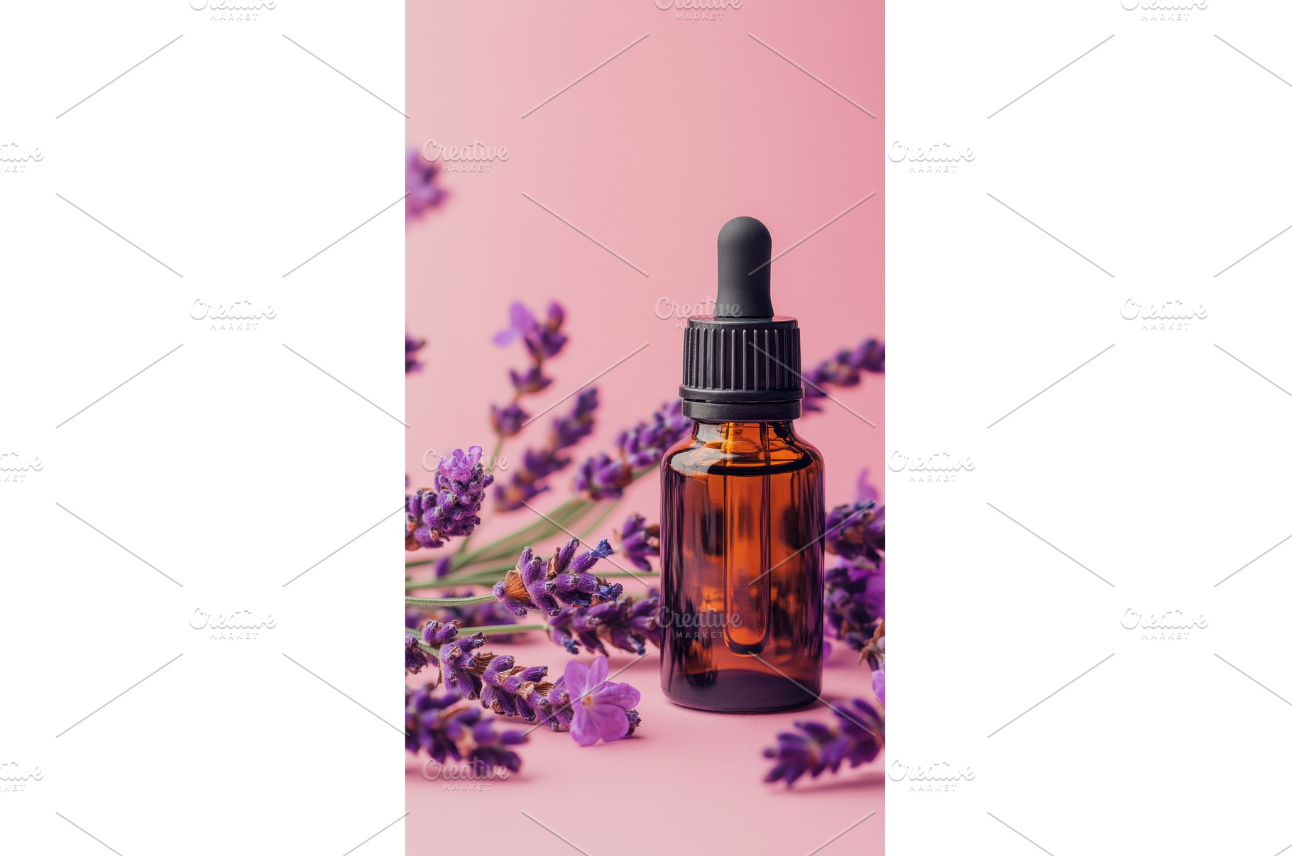 Lavender essential oil with flowers, a Beauty & Fashion Photo by Beautiful things